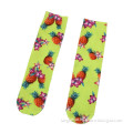 MSP-1195 Knee High Sublimation Printing Men Socks Pineapple Men Socks Wholesale